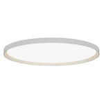 Bina Round Ceiling Flush Light - White / White Bina Round Ceiling Flush Light - White / White