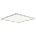Bina Square Ceiling Flush Light - White / White Bina Square Ceiling Flush Light - White / White