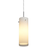 Cyrus Pendant - Chrome / White