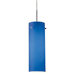 Titan 1 Pendant - Chrome / Blue