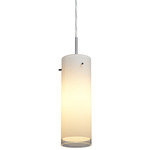 Cyrus Pendant - Chrome / White