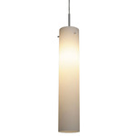 Titan 2 Pendant - Matte Chrome / White