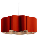 Paulina Acoustic Pendant - Black / Red / Natural Acoustic Paulina Acoustic Pendant - Black / Red / Natural Acoustic