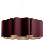 Paulina Acoustic Pendant - Black / Violet / Natural Acoustic Paulina Acoustic Pendant - Black / Violet / Natural Acoustic