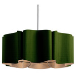 Paulina Acoustic Pendant - Black / Green / Natural Acoustic Paulina Acoustic Pendant - Black / Green / Natural Acoustic