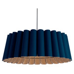 Renata Acoustic Pendant - Black / Blue / Natural Acoustic