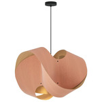 Elvira Pendant - Black / Rose / Ash