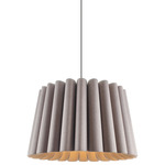 Renata Long Acoustic Pendant - Black / Grey / Natural Acoustic Renata Long Acoustic Pendant - Black / Grey / Natural Acoustic