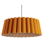 Renata Acoustic Pendant - Black / Ocher / Natural Acoustic