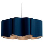 Paulina Acoustic Pendant - Black / Blue / Natural Acoustic Paulina Acoustic Pendant - Black / Blue / Natural Acoustic
