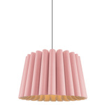 Renata Long Acoustic Pendant - Black / Rose / Natural Acoustic Renata Long Acoustic Pendant - Black / Rose / Natural Acoustic