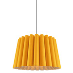 Renata Long Acoustic Pendant - Black / Yellow / Natural Acoustic Renata Long Acoustic Pendant - Black / Yellow / Natural Acoustic