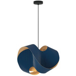 Elvira Pendant - Black / Blue / Ash