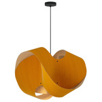 Elvira Pendant - Black / Ocher / Ash