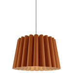 Renata Long Acoustic Pendant - Black / Petiribi / Natural Acoustic Renata Long Acoustic Pendant - Black / Petiribi / Natural Acoustic