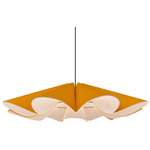 Delfina Acoustic Pendant - Black / Ocher / Natural Acoustic