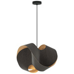 Elvira Pendant - Black / Ebony / Ash