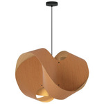 Elvira Pendant - Black / Beech / Ash