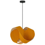 Elvira Pendant - Black / Ocher / Ash
