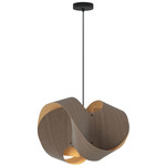 Elvira Pendant - Black / Grey Oak / Ash