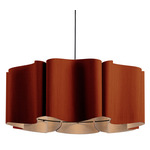 Paulina Acoustic Pendant - Black / Terracotta / Natural Acoustic Paulina Acoustic Pendant - Black / Terracotta / Natural Acoustic