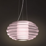 Alma Aura Pendant - Golden Nickel / Plum