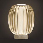 Alma Lume Table Lamp - Golden Nickel / Amber