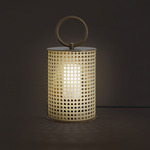 Clara Outdoor Table Lamp - Bronze Lacquered / Vienna Straw Effect