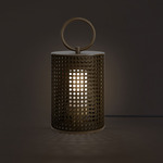 Clara Outdoor Table Lamp - Bronze Lacquered / Chocolate Vienna Effect