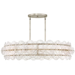 Rene Drum Chandelier - Glacial / Clear