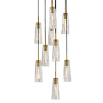 Cosette Multi-Light Pendant - Heritage Brass