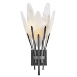Nerine Wall Sconce - Graphite / Alabaster