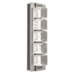 Tessera Wall Sconce - Beige Silver / Tessera Orb Cast Glass