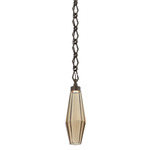 Aalto Diamond Chain Pendant - Flat Bronze / Optic Bronze