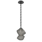 Mesa Diamond Chain Pendant - Matte Black / Mesa Smoke