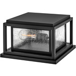 Republic 12V Outdoor Pier Light - Black / Clear Seedy