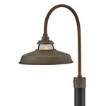 Troyer 120V Outdoor Post Light - Oil Rubbed Bronze / Clear