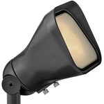 Square Accent MR16 12V Flood Spot Light - Brass Satin Black