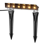 Vestra 12V Wall Wash Landscape Light - Antique Brushed Aluminum