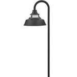 Troyer 12V Outdoor Path Light - Black / Opal