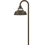 Troyer 12V Outdoor Path Light - Oil Rubbed Bronze / Opal