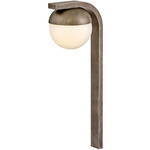 Realm 12V Path Light - Burnished Bronze / Opal