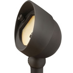 Hardy Island 12V Wall Wash Spot Light - Brass Satin Black / Frosted