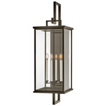 Weymouth Hanging Outdoor Wall Sconce - Oil Rubbed Bronze / Clear Beveled