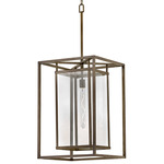 Max 12V Outdoor Pendant - Burnished Bronze / Clear