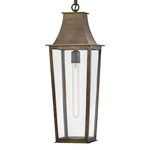 Georgetown Outdoor Pendant - Burnished Bronze / Clear