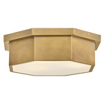 Facet Ceiling Light - Heritage Brass