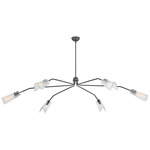 Altman Chandelier - Gunmetal / Clear
