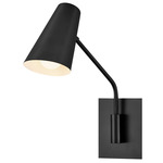 Bray Swing Arm Wall Sconce - Black