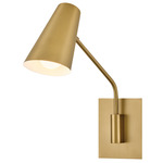 Bray Swing Arm Wall Sconce - Lacquered Brass